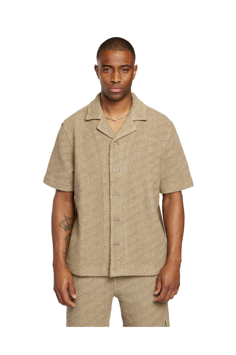 Aeden Shirt Elvio Shirt Ov. Groen