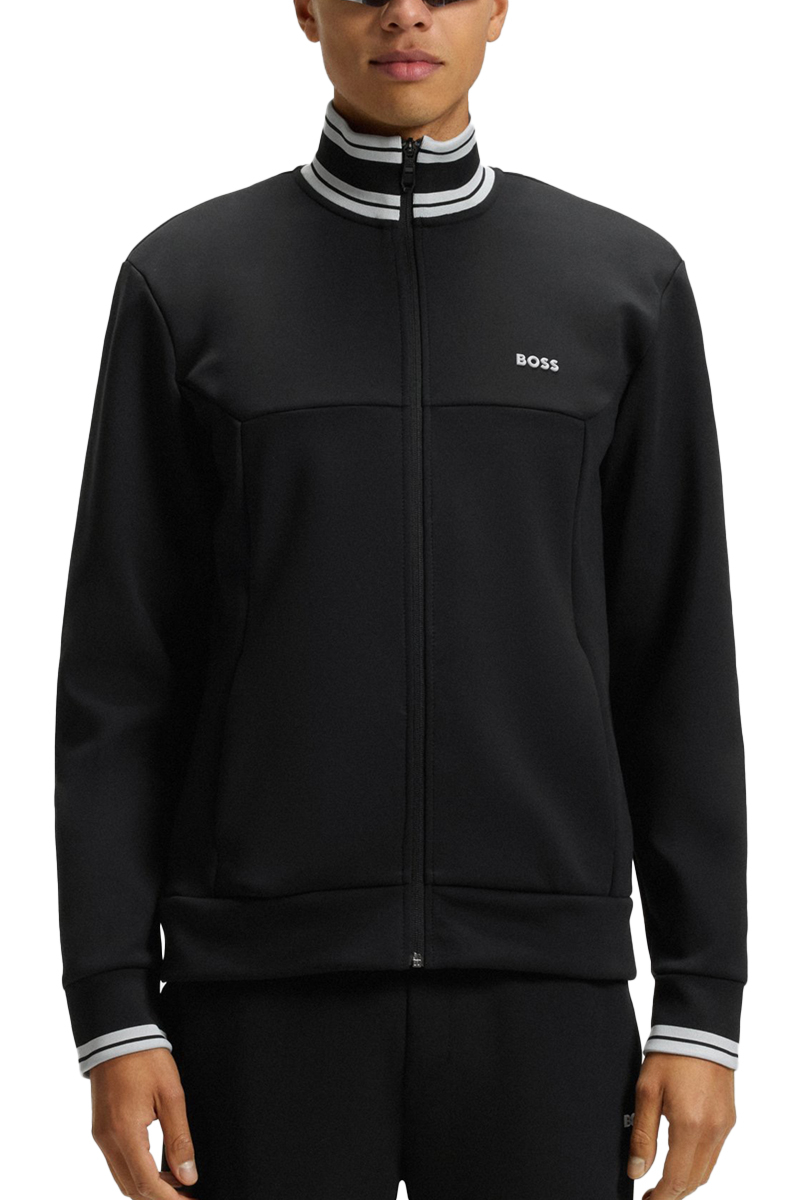 Hugo Boss Jogging Top Fz Zone Zwart