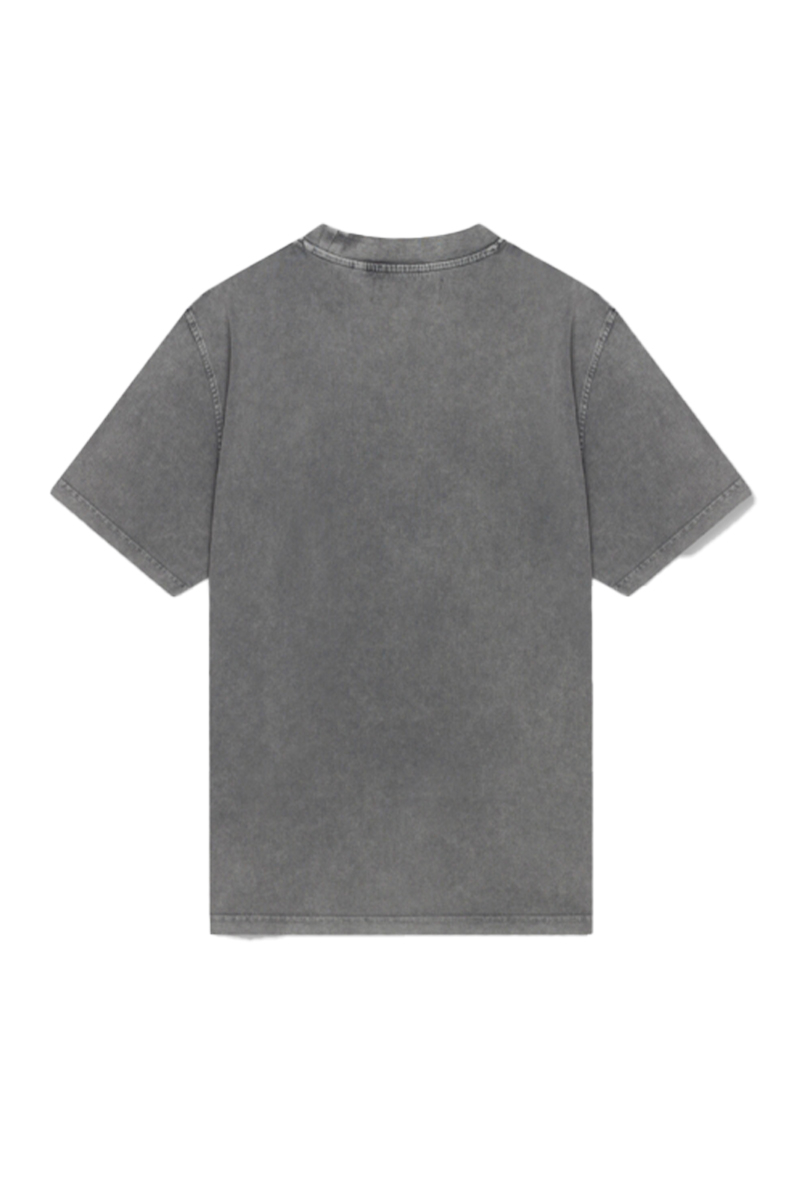 Croyez T-shirt Cut Out Out Heart T-shirt Grijs