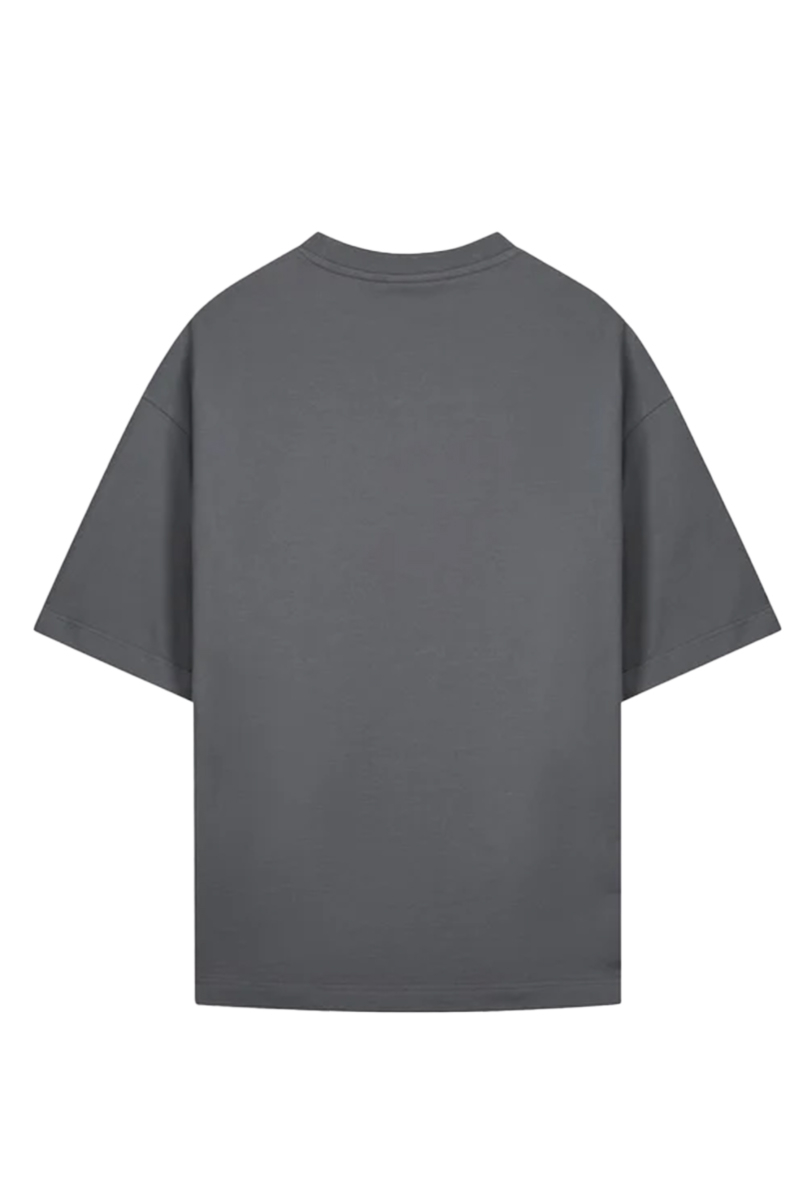 Saint Blanc T-shirt Initial Logo T-shirt Grijs