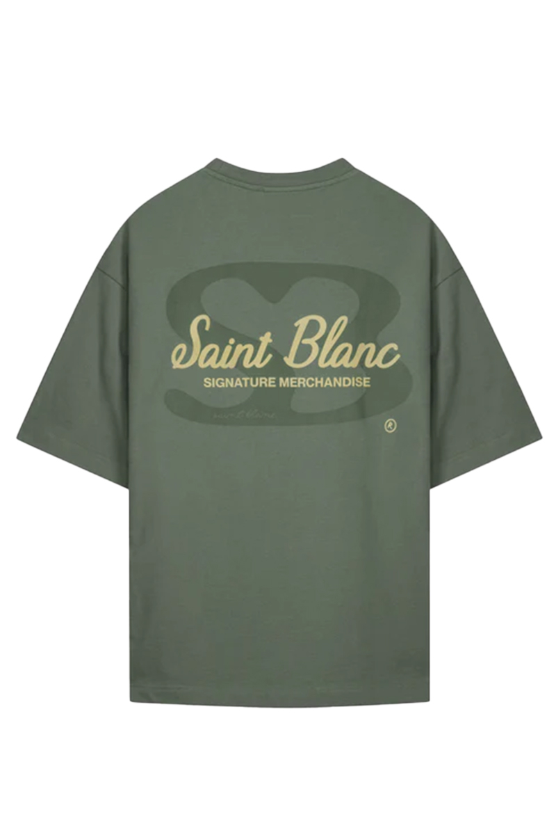 Saint Blanc T-shirt Signature T-shirt Groen