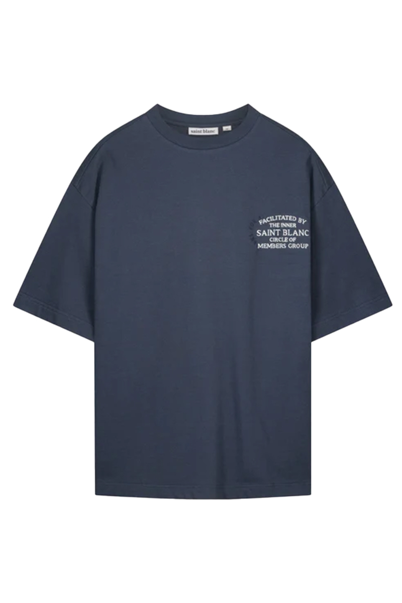 Saint Blanc T-shirt Inner Circle  T-shirt Blauw