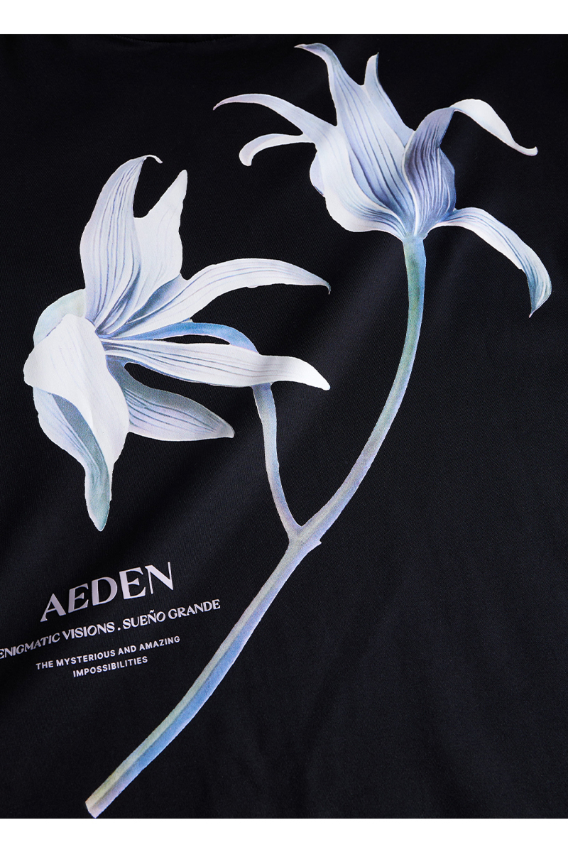 Aeden T-shirt Misty Tee Zwart