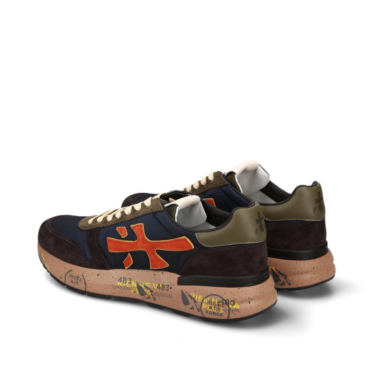 Premiata Schoenen Mick Blauw