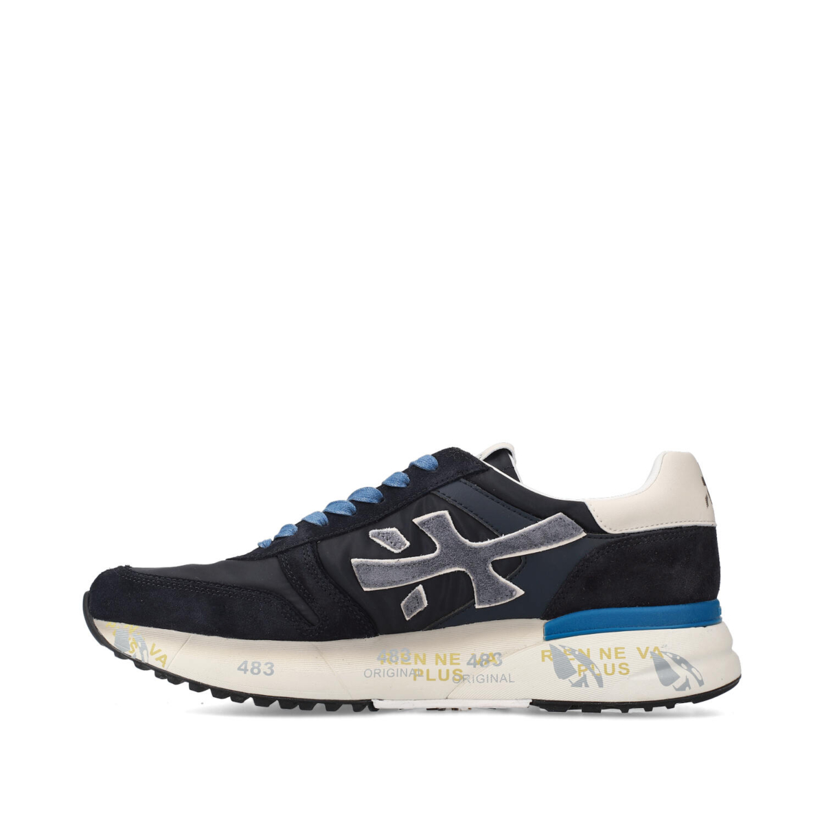 Premiata Schoenen Mick D-blauw