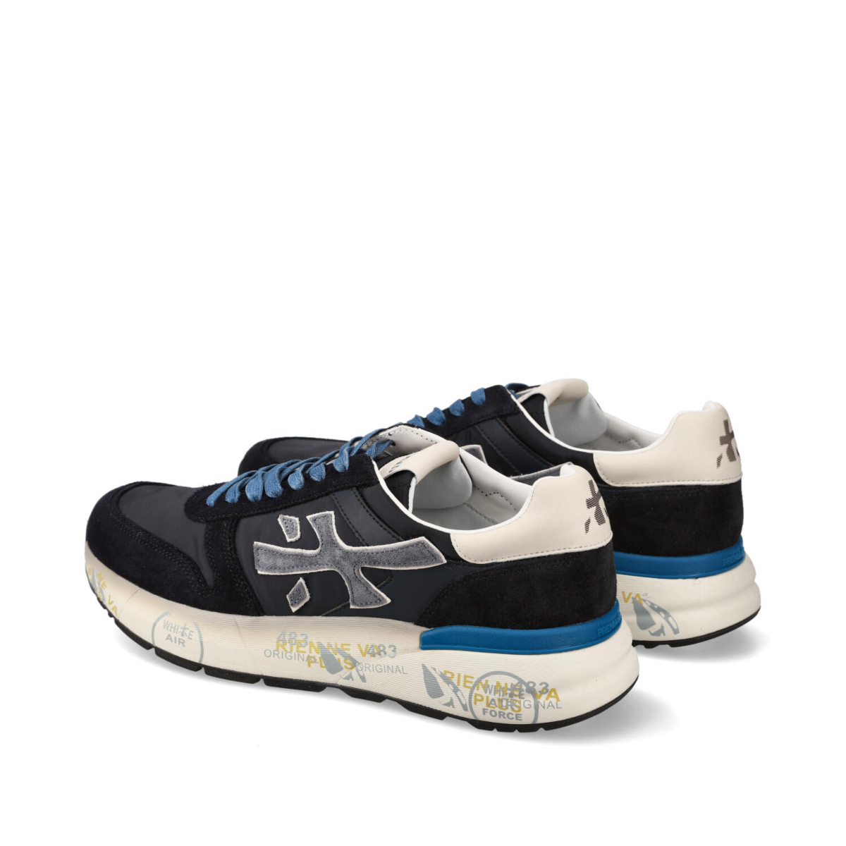 Premiata Schoenen Mick D-blauw