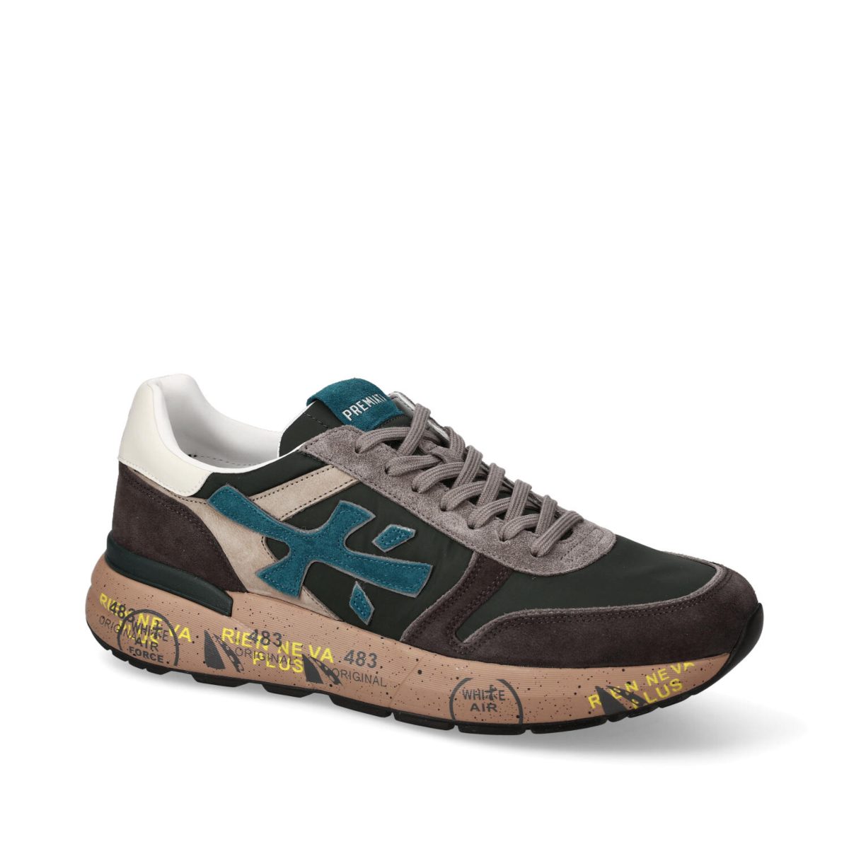 Premiata Schoenen Mick D-groen