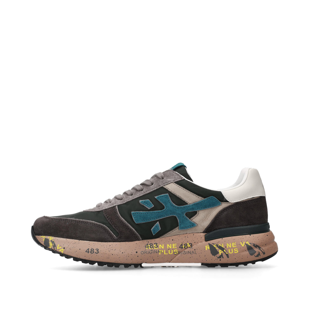 Premiata Schoenen Mick D-groen