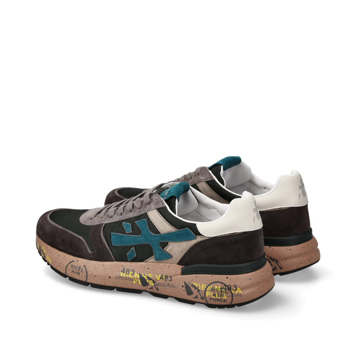 Premiata Schoenen Mick D-groen