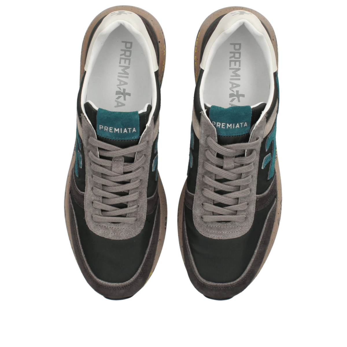 Premiata Schoenen Mick D-groen