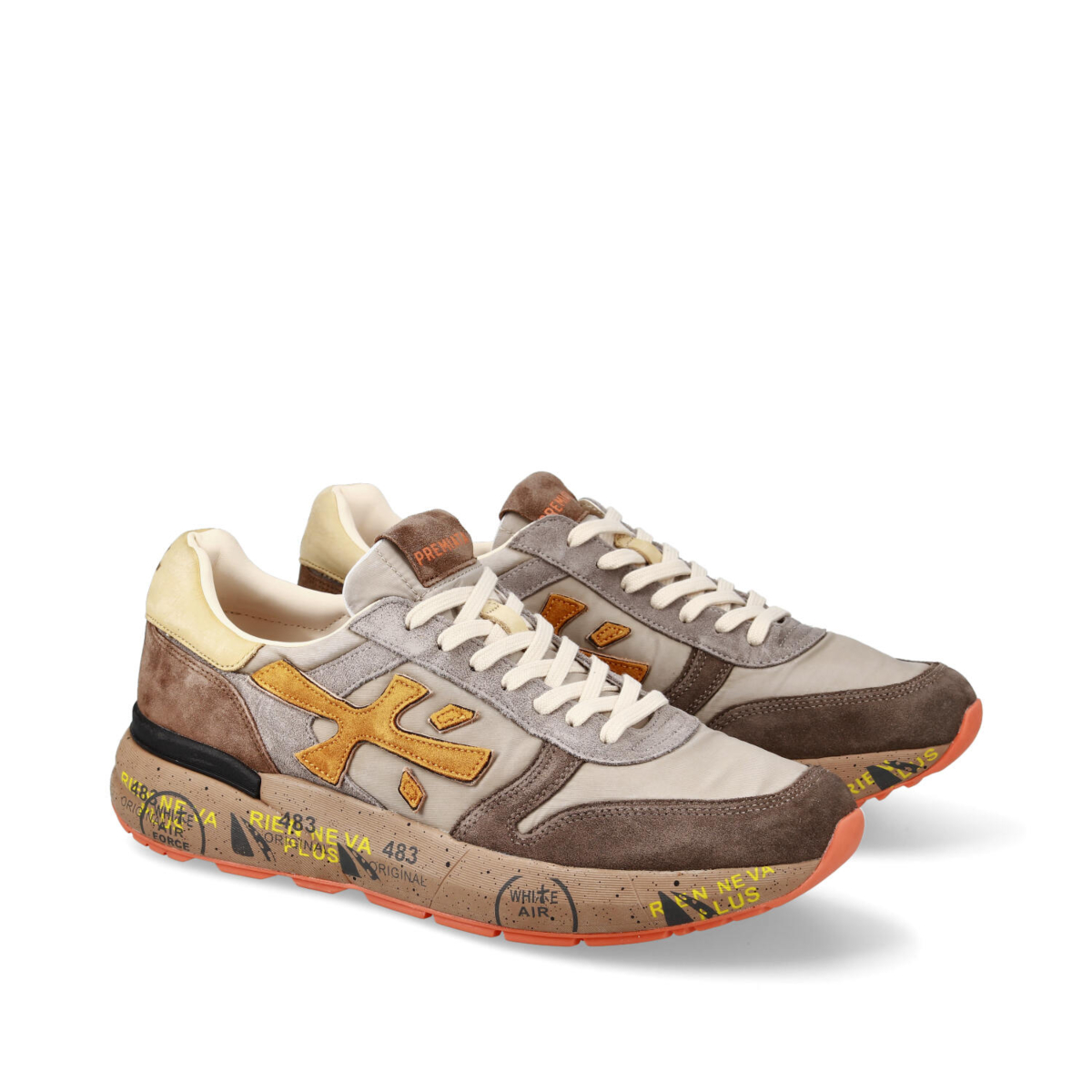 Premiata Schoenen Mick Beige