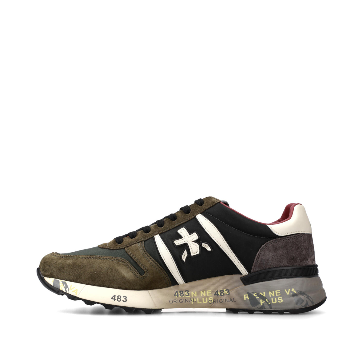 Premiata Schoenen Lander D-groen