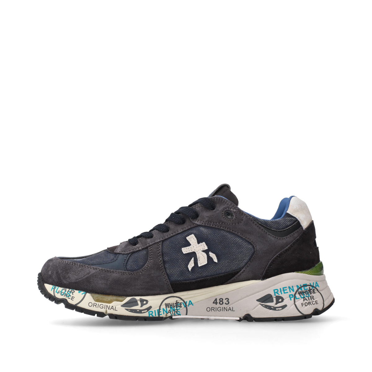 Premiata Schoenen Mase D-blauw