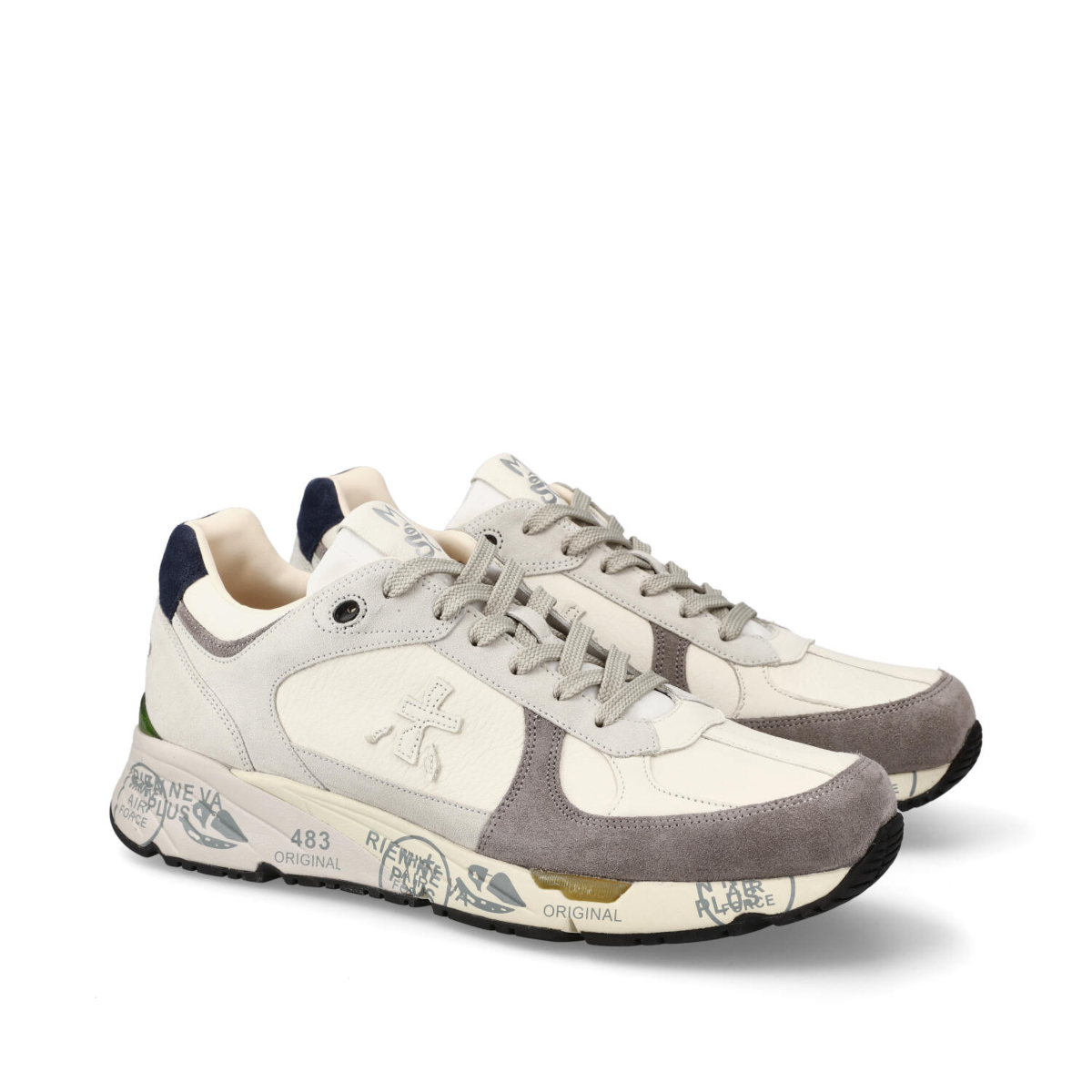 Premiata Schoenen Mase Wit