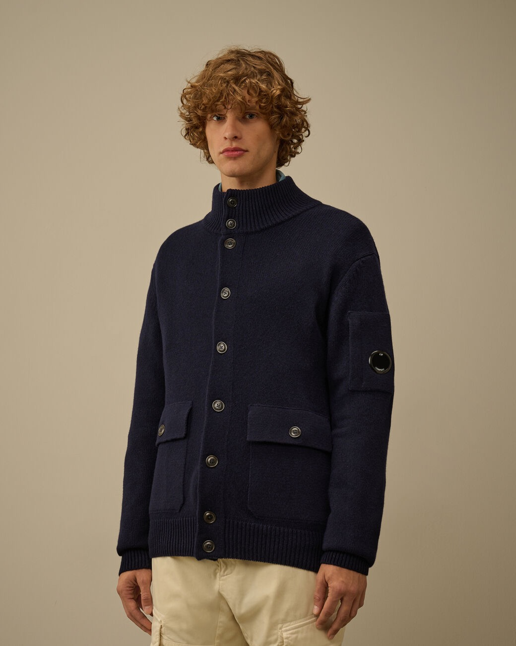 Cp Company Trui 19cmkn042a D-blauw