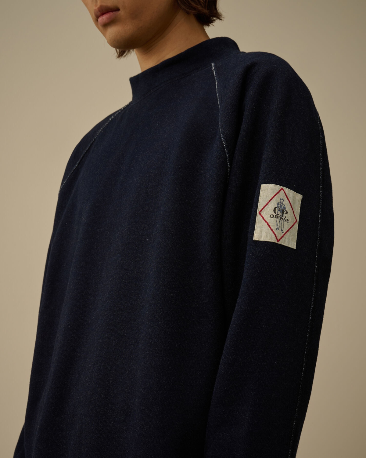 Cp Company Sweater 19cmss180a D-blauw