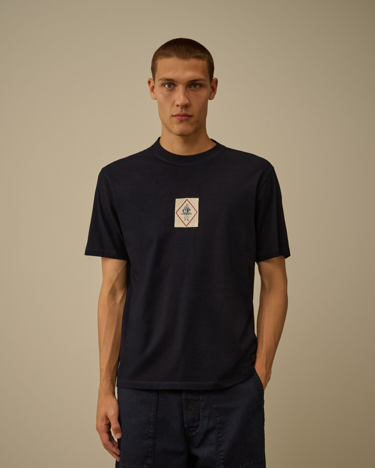 Cp Company T-shirt 19cmts178a D-blauw