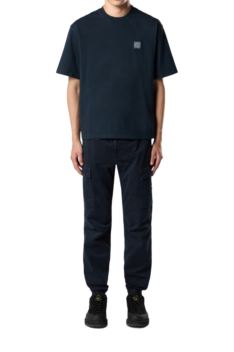 Stone Island T-shirt K2s15 2100025 S0115 D-blauw