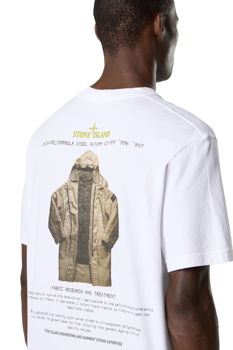 Stone Island T-shirt K2s15 2100037 S0091 Wit
