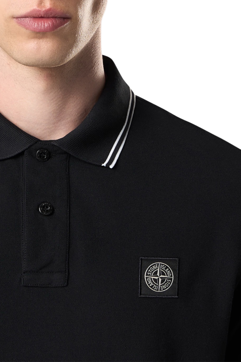 Stone Island Polo K2k15 2200007 S0018 Zwart