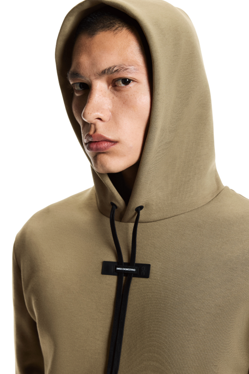 On Running Jogging Top Focus Tech Hoodie M-groen