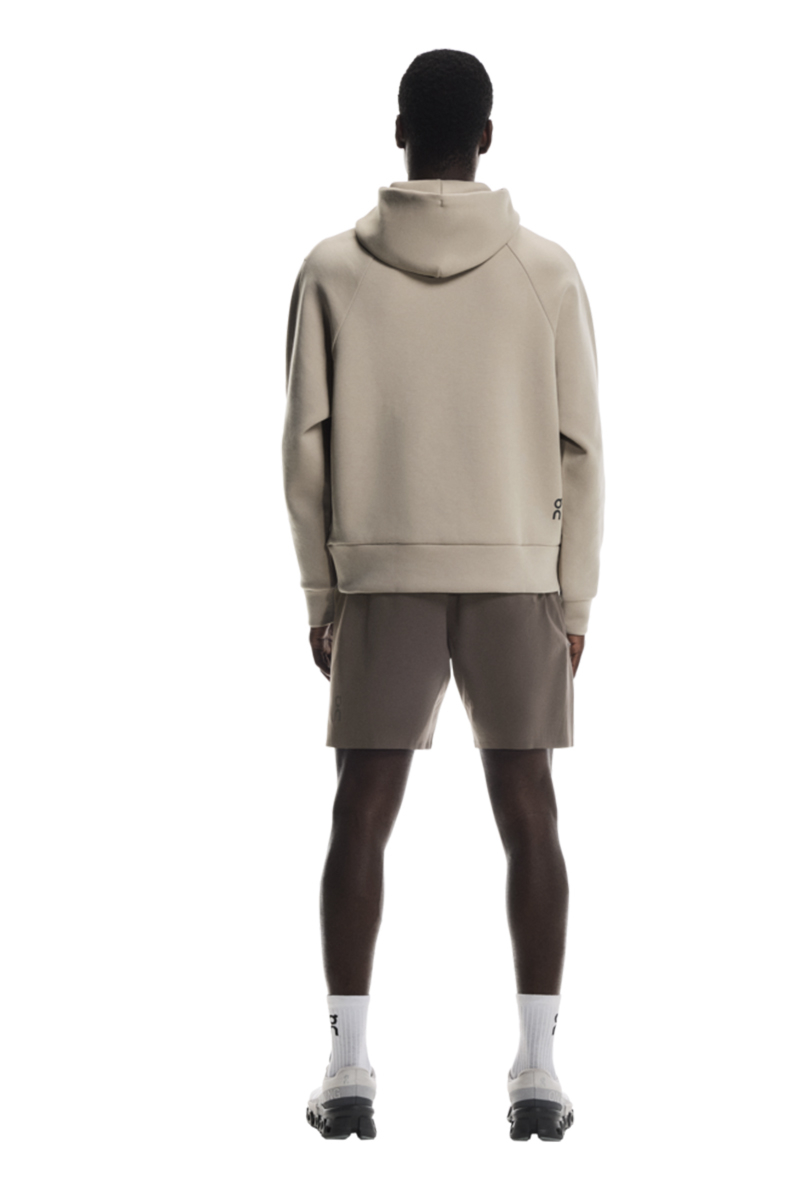On Running Jogging Top Focus Tech Hoodie Beige