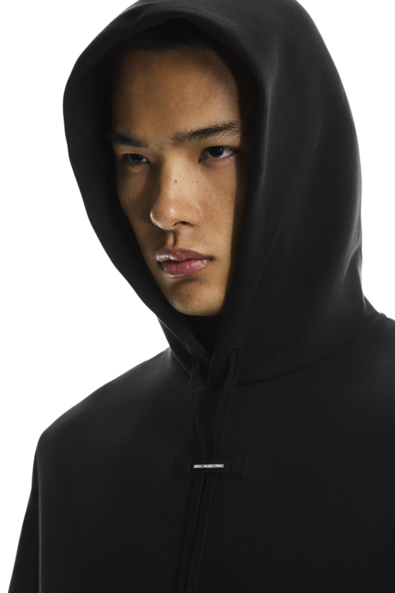 On Running Jogging Top Focus Tech Hoodie Zwart