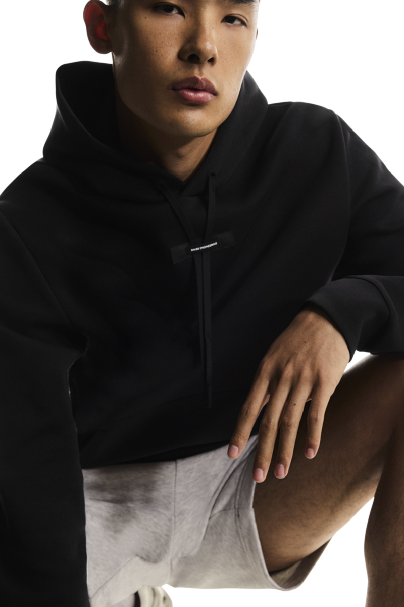 On Running Jogging Top Focus Tech Hoodie Zwart