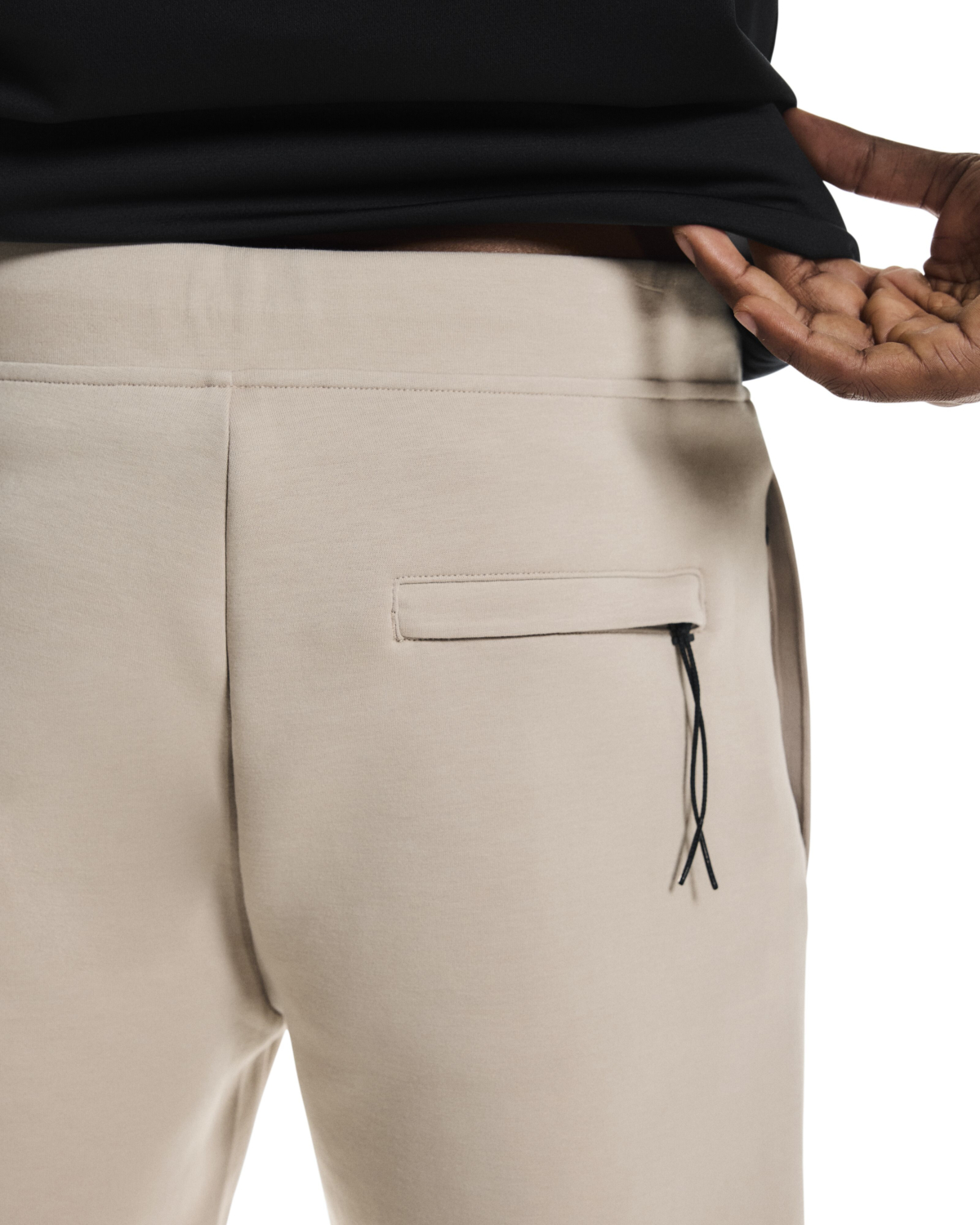On Running Jogging Broek Focus Tech Sweatpants Beige