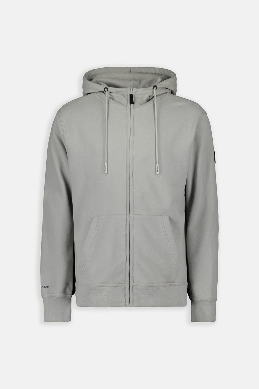 Airforce Jogging Top Basic Hooded Zip Vest Grijs