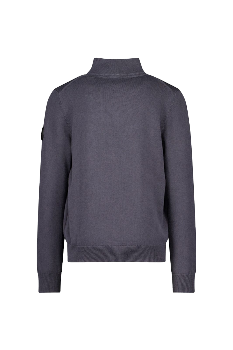 Airforce Trui Knitwear Quarter Zip D-grijs