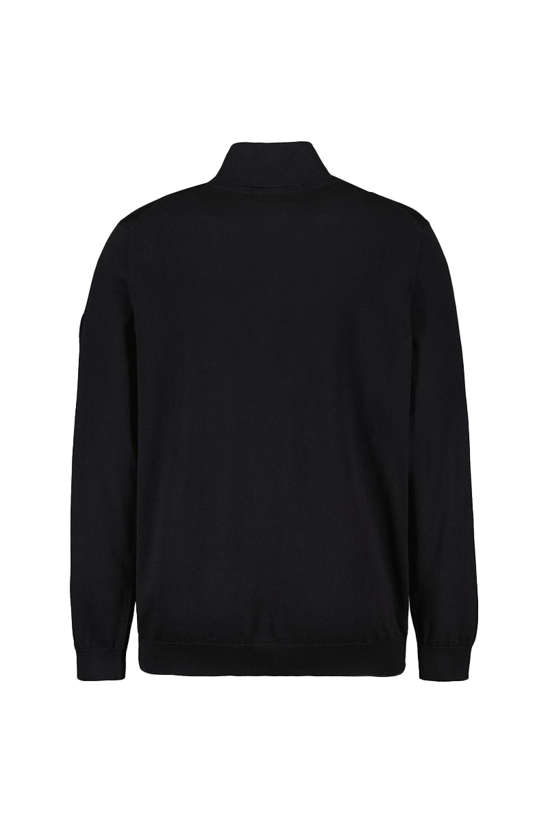 Airforce Trui Knitwear Quarter Zip Zwart
