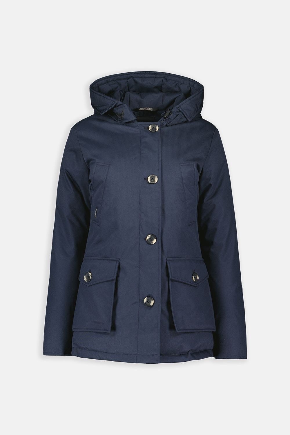 Airforce Jas 4 Pocket Parka D-blauw