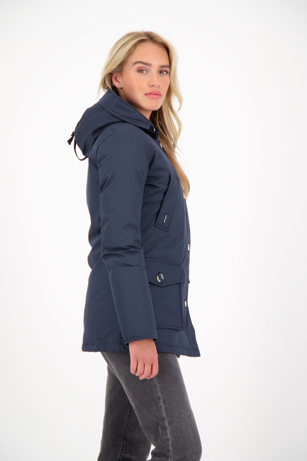 Airforce Jas 4 Pocket Parka D-blauw