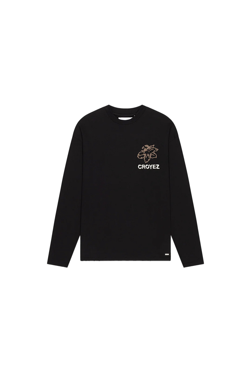 Croyez T-shirt Gardener Longsleeve T-shirts Zwart