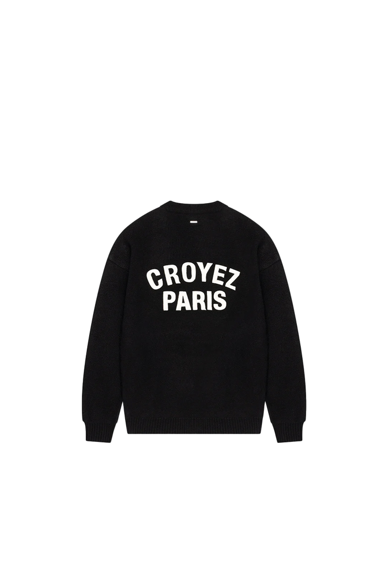 Croyez Trui Paris Knit Sweater Zwart