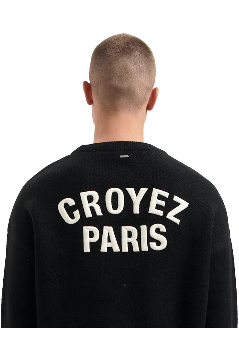Croyez Trui Paris Knit Sweater Zwart