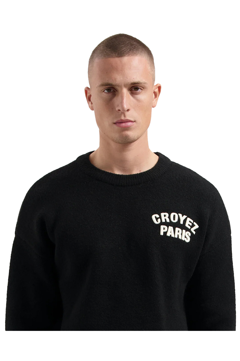 Croyez Trui Paris Knit Sweater Zwart