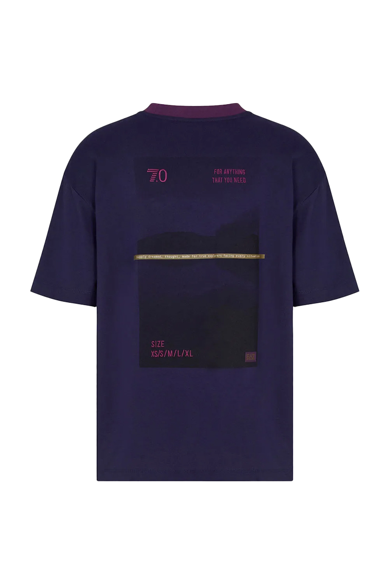 Ea7 T-shirt Af12957-7x000154 Blauw