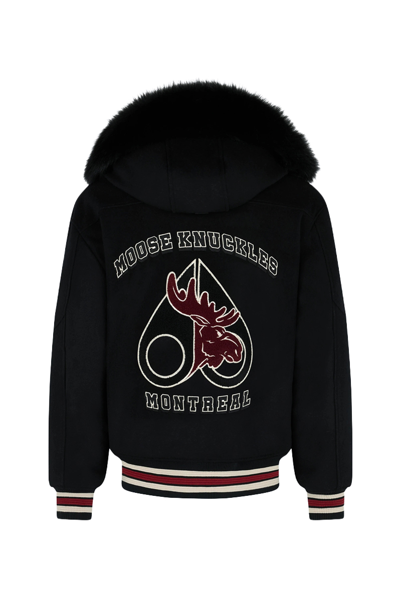 Moose Knuckles Jas Nhl X Moose Bomber Zwart