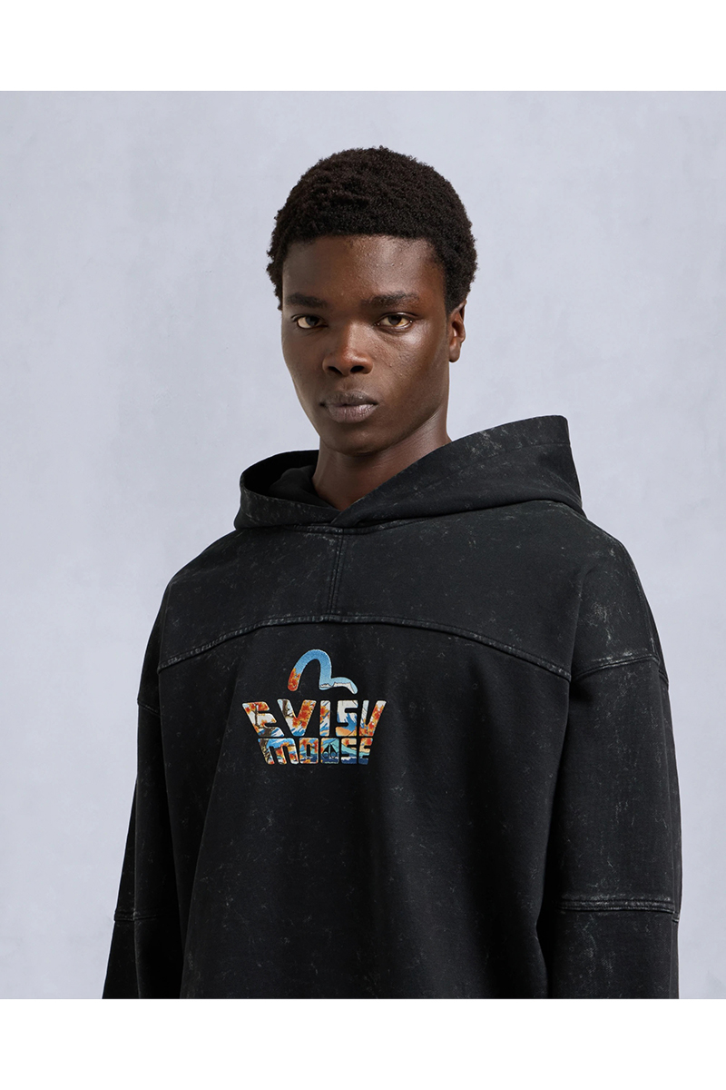Moose Knuckles Sweater Evisu X Moose Hoodie Zwart
