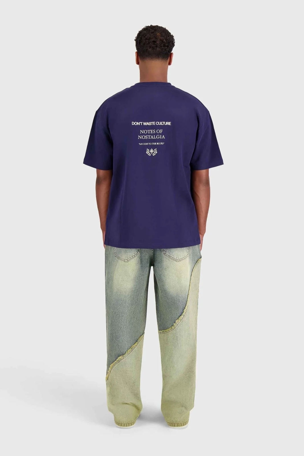 Dont Waste Culture T-shirt Erevan D-blauw