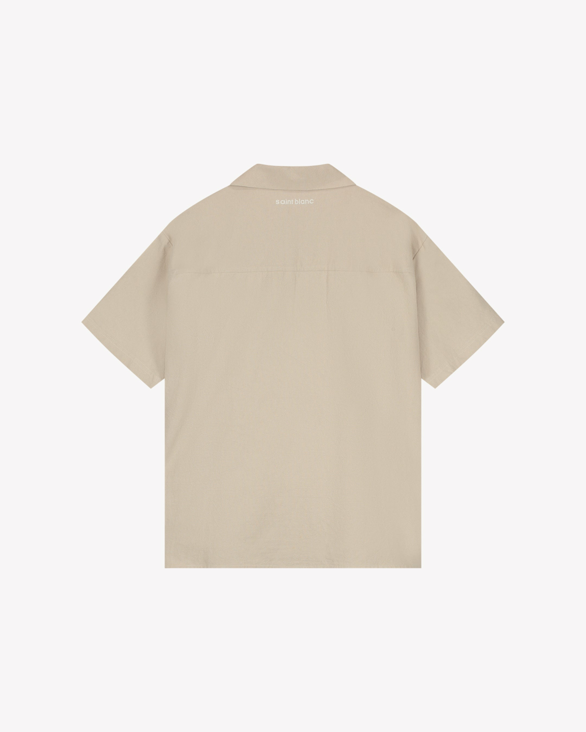 Saint Blanc Shirt Paneled Logo Shirt Antra