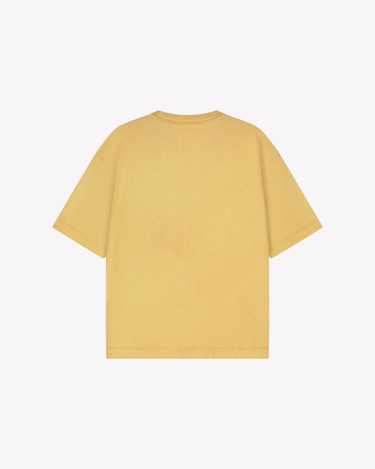 Saint Blanc T-shirt Oblique T-shirt Geel