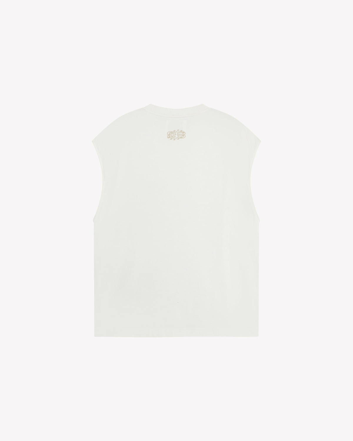 Saint Blanc T-shirt Saint Sleeveless T-shirt Ov Wit