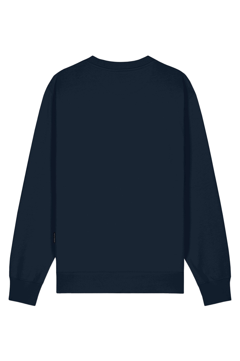 Baron Filou Sweater The First Class Flyer Cxlvi Chestprint D-blauw