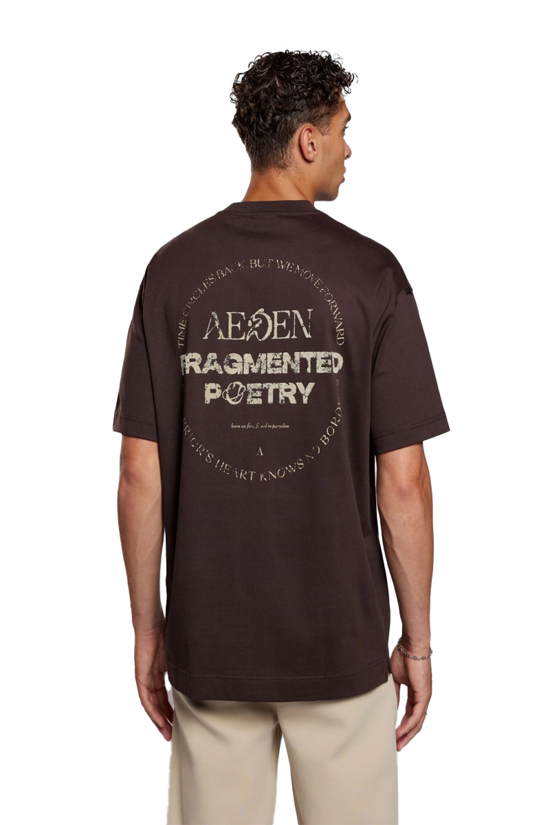Aeden T-shirt Fabian Tee Bruin