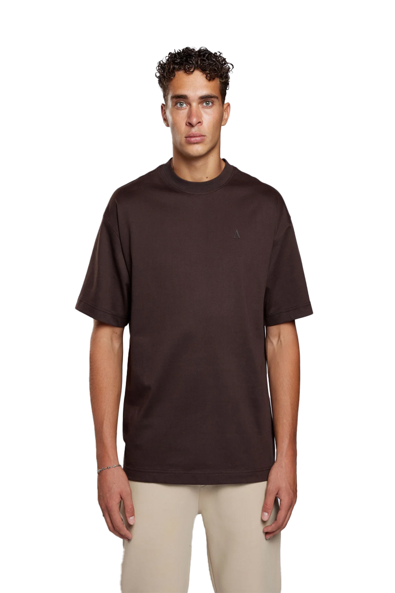 Aeden T-shirt Fabian Tee Bruin
