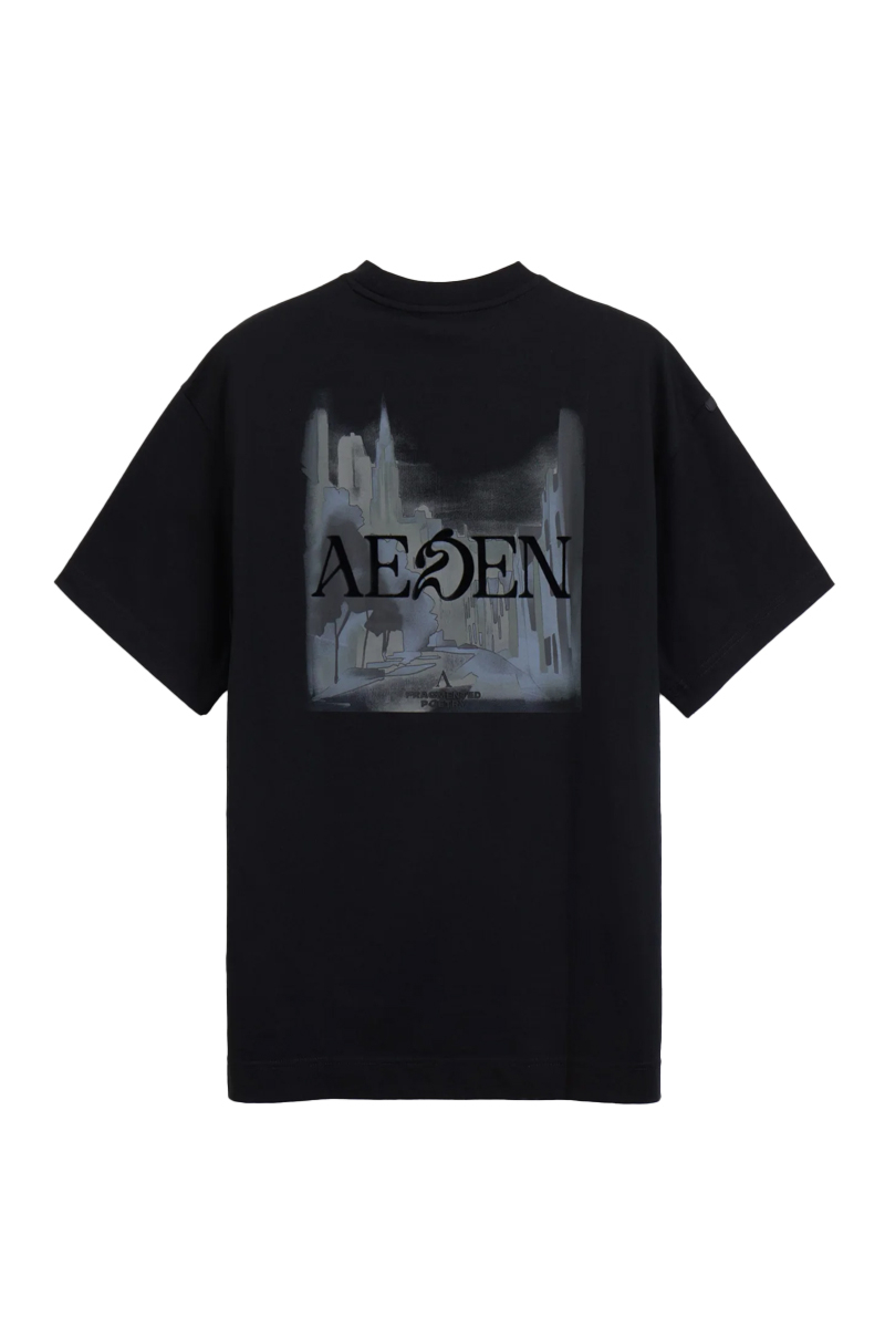 Aeden T-shirt Sylvain Tee Zwart