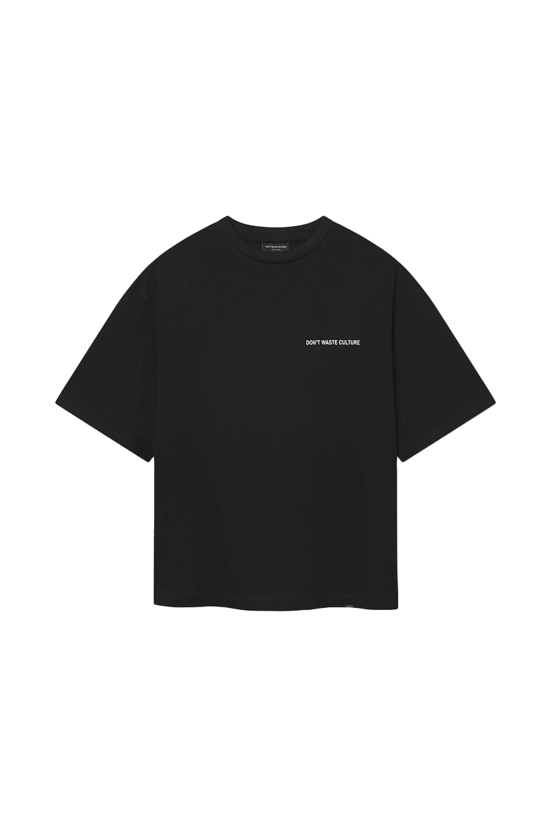 Don't Waste Culture T-shirt Zalira Zwart